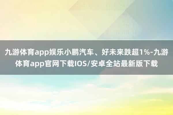 九游体育app娱乐小鹏汽车、好未来跌超1%-九游体育app官网下载IOS/安卓全站最新版下载