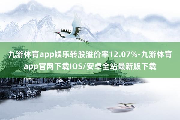 九游体育app娱乐转股溢价率12.07%-九游体育app官网下载IOS/安卓全站最新版下载